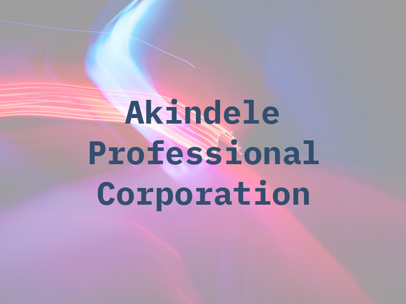 Akindele Law Professional Corporation