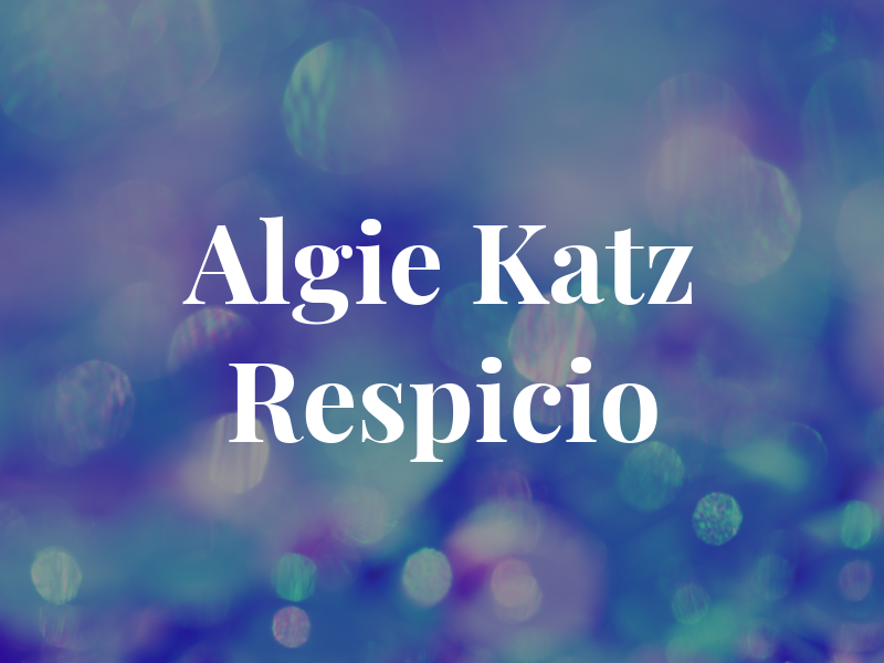 Algie Katz & Respicio