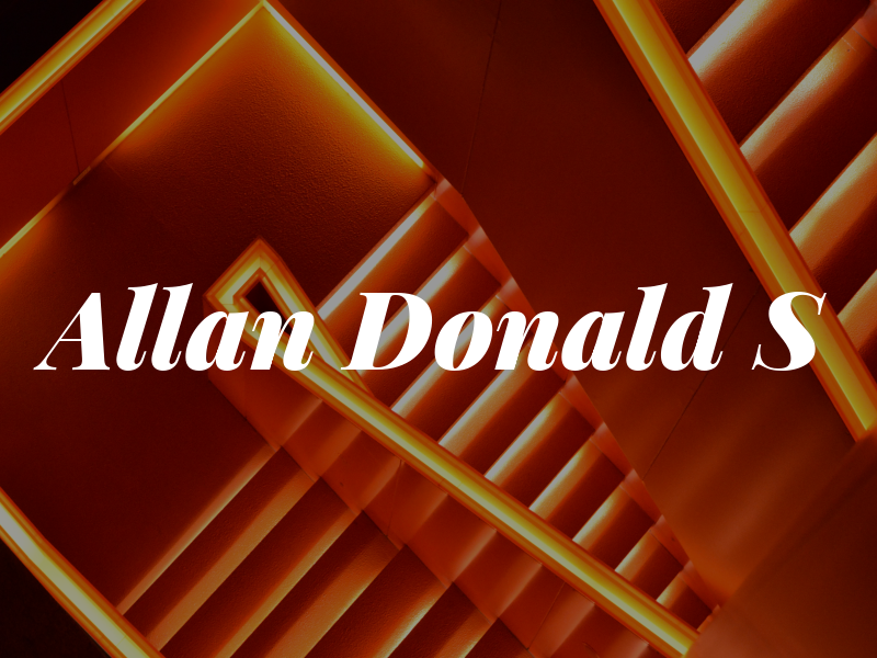 Allan Donald S