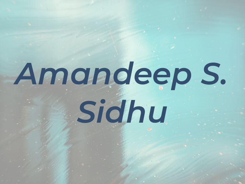 Amandeep S. Sidhu