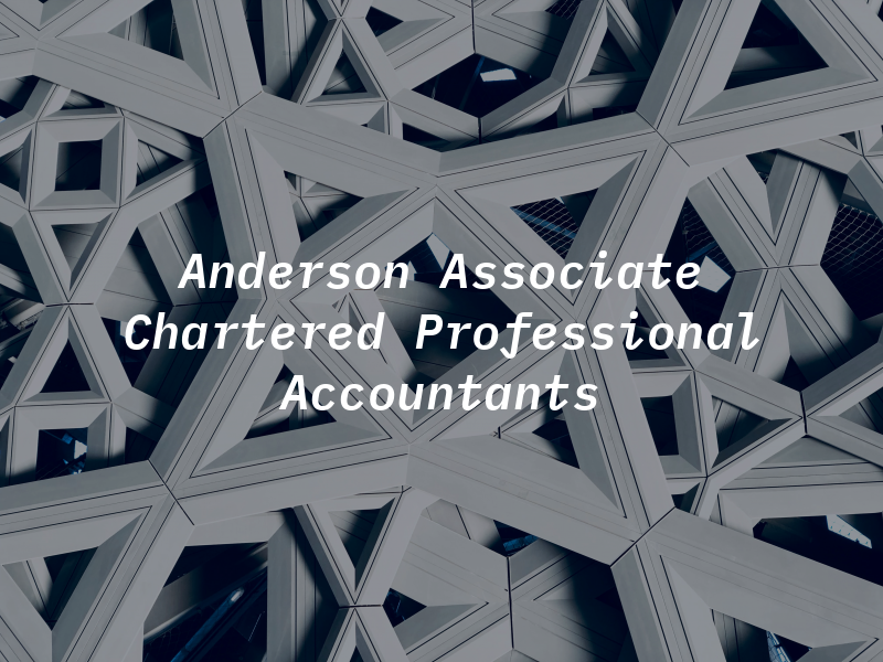 Anderson & Associate Chartered Professional Accountants