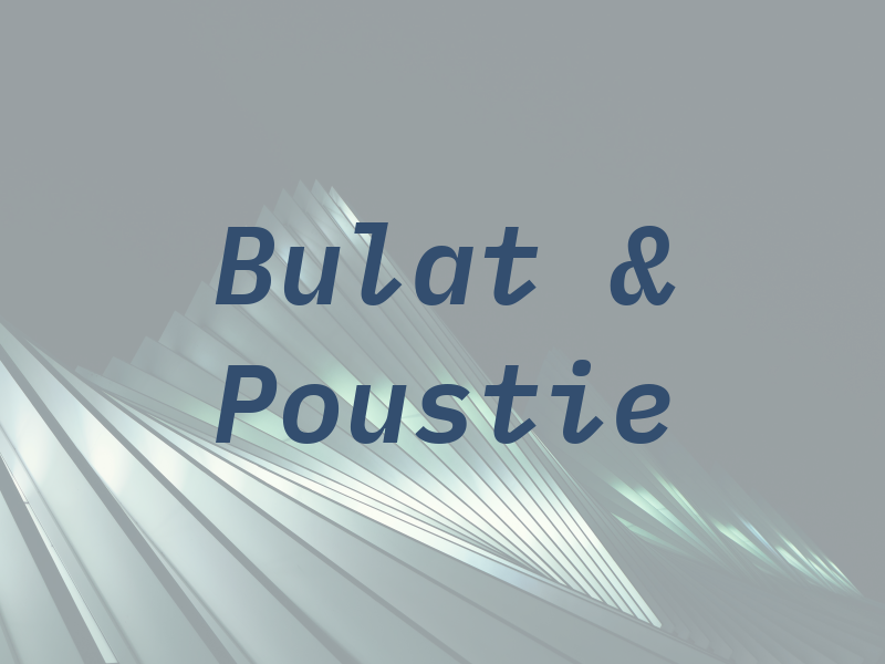 Bulat & Poustie