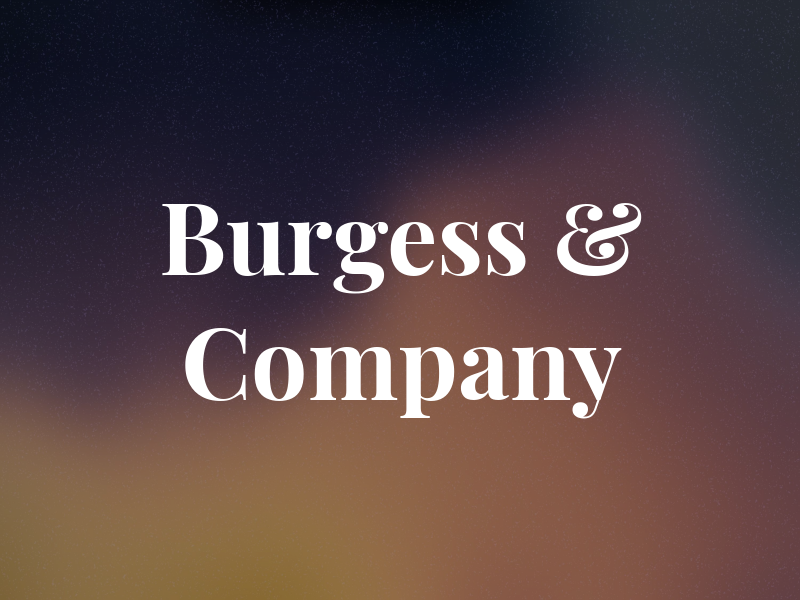 Burgess & Company