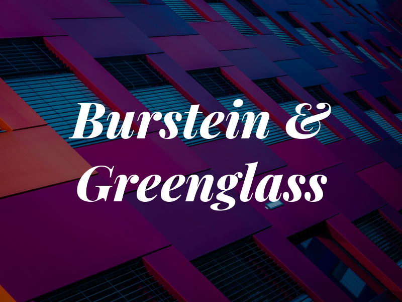 Burstein & Greenglass