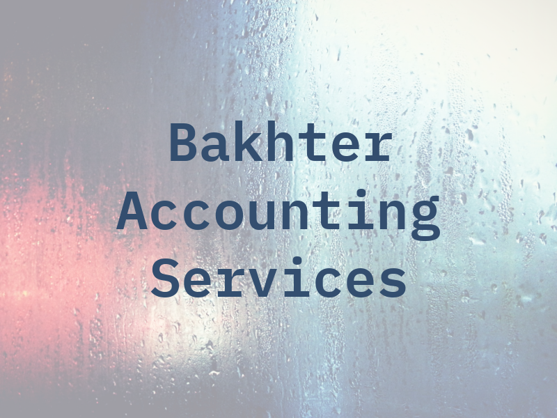 Bakhter Accounting and Tax Services