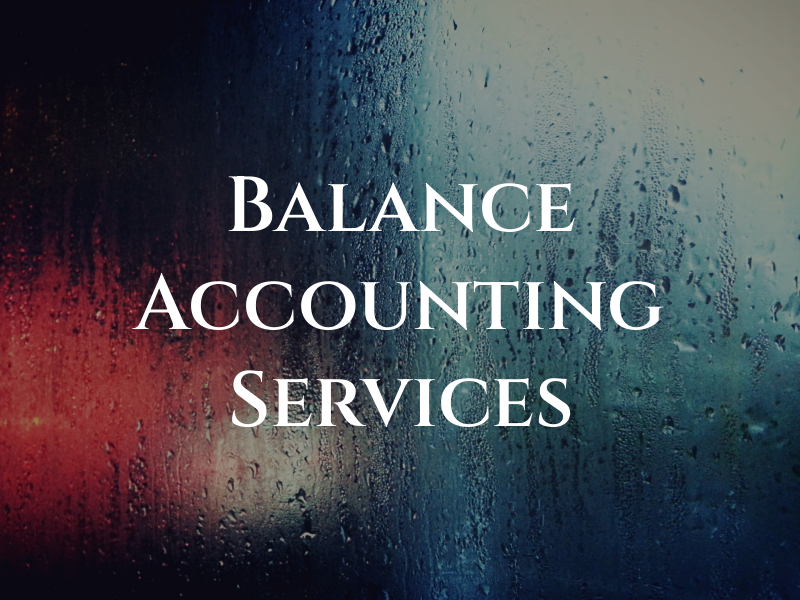 Balance Accounting Services