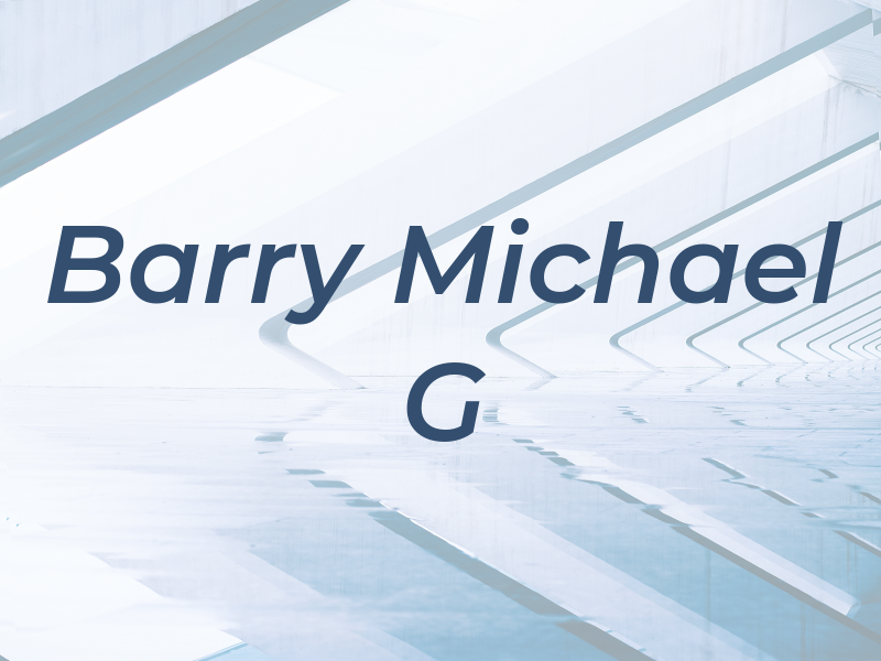 Barry Michael G
