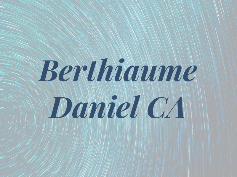 Berthiaume Daniel CA