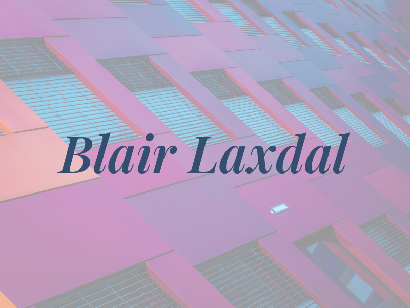 Blair Laxdal