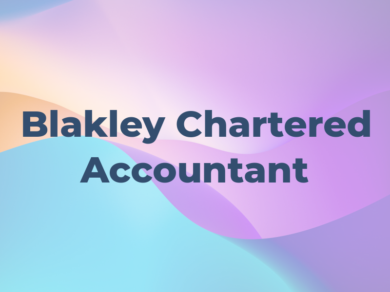 Blakley RG Chartered Accountant