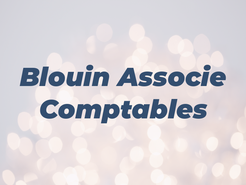 Blouin Et Associe Comptables