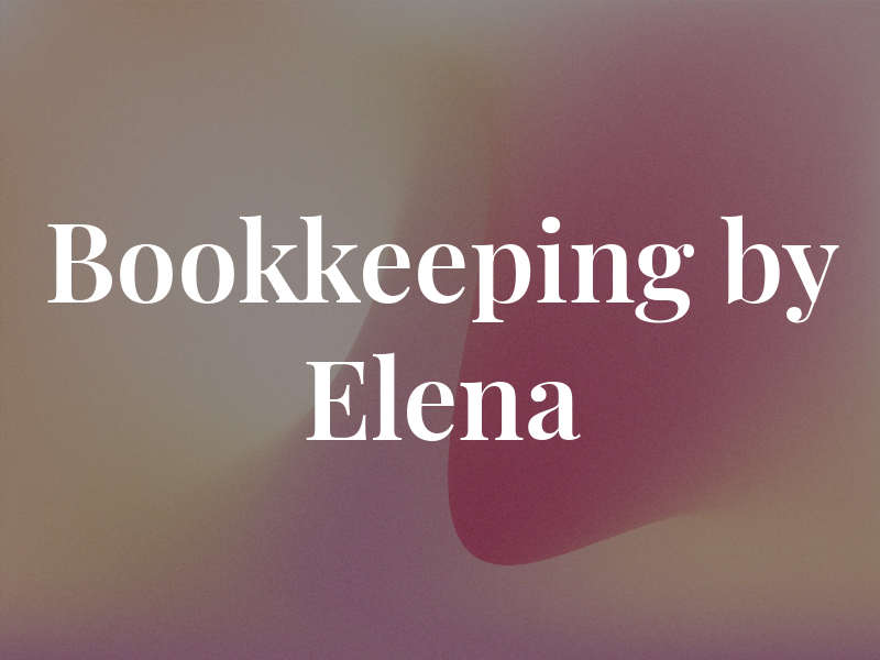 Bookkeeping by Elena