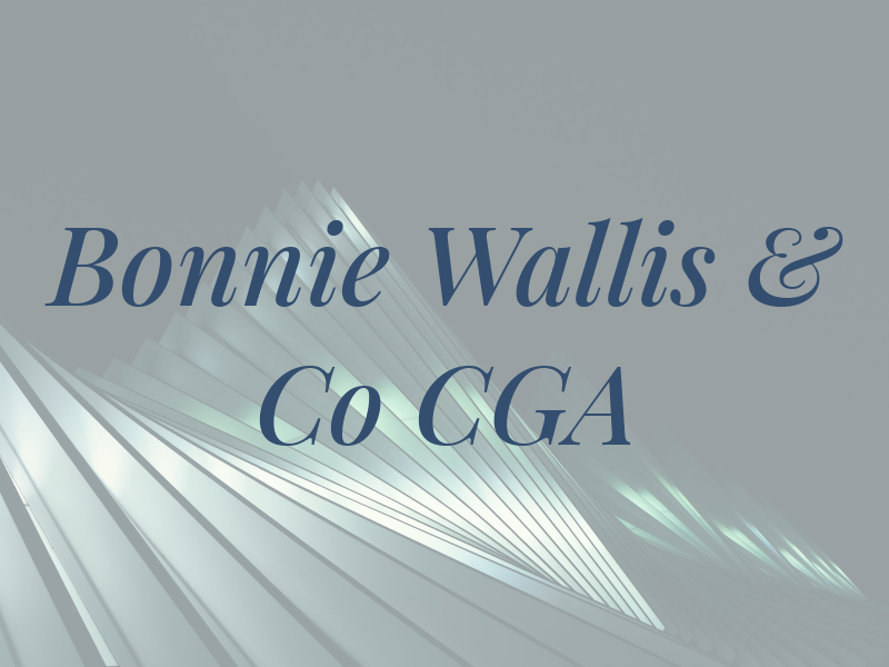 Bonnie Wallis & Co CGA