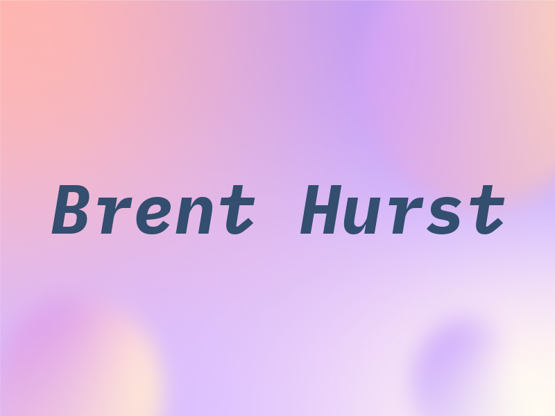 Brent Hurst