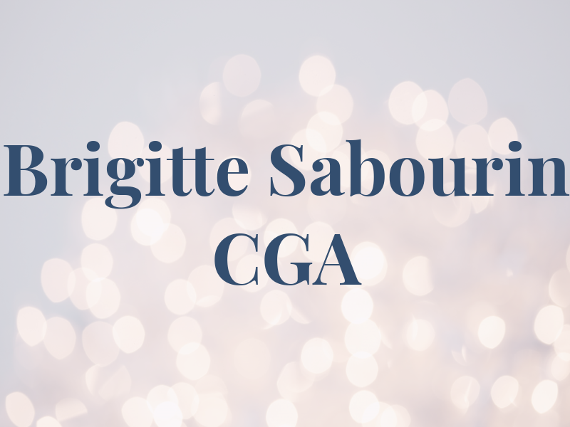 Brigitte Sabourin CGA
