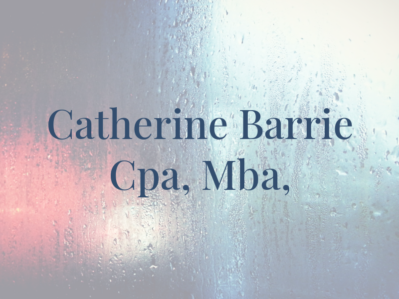 Catherine Barrie Cpa, Mba, TEP