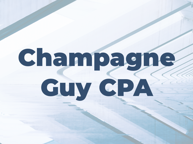 Champagne Guy CPA