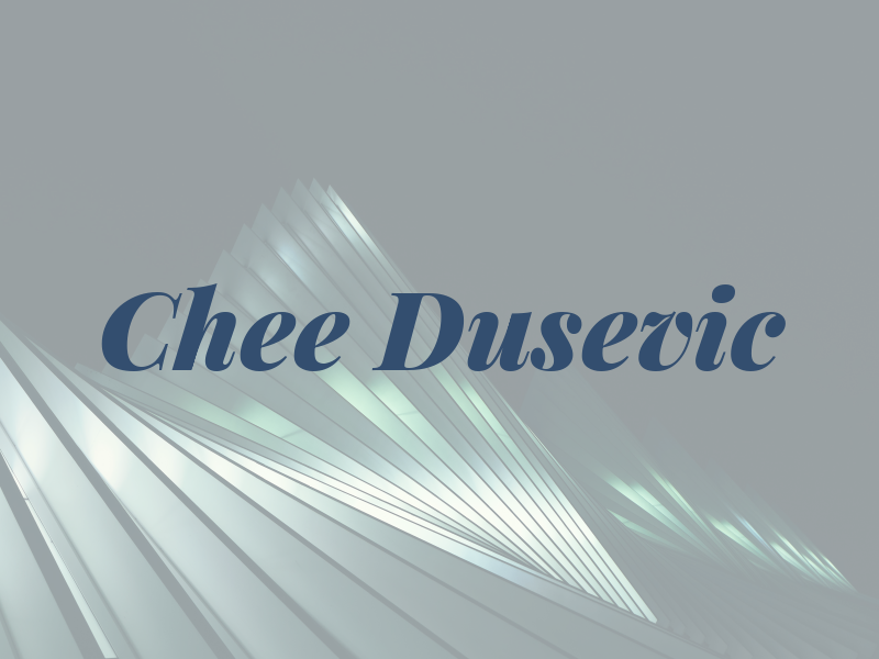Chee Dusevic