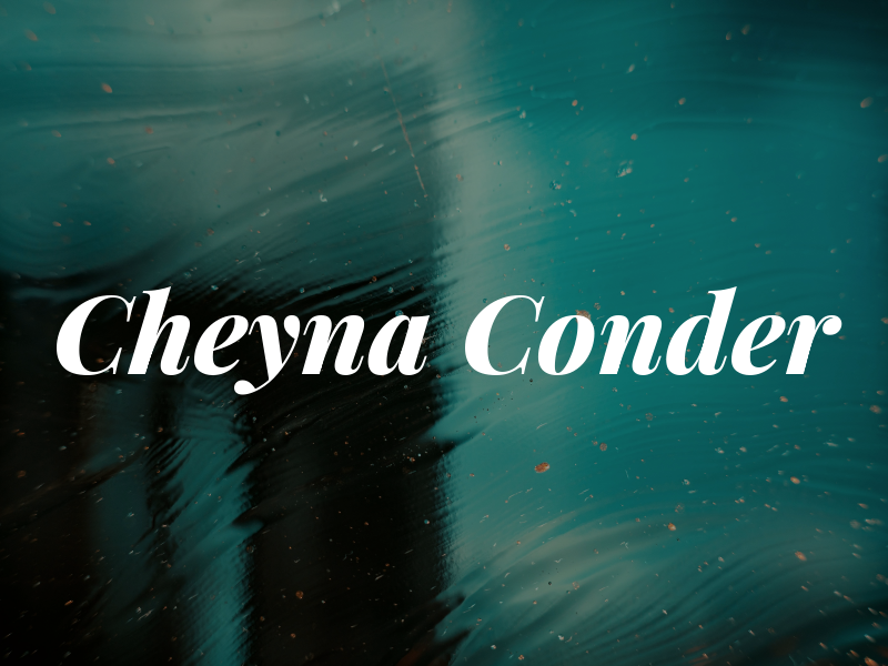 Cheyna Conder