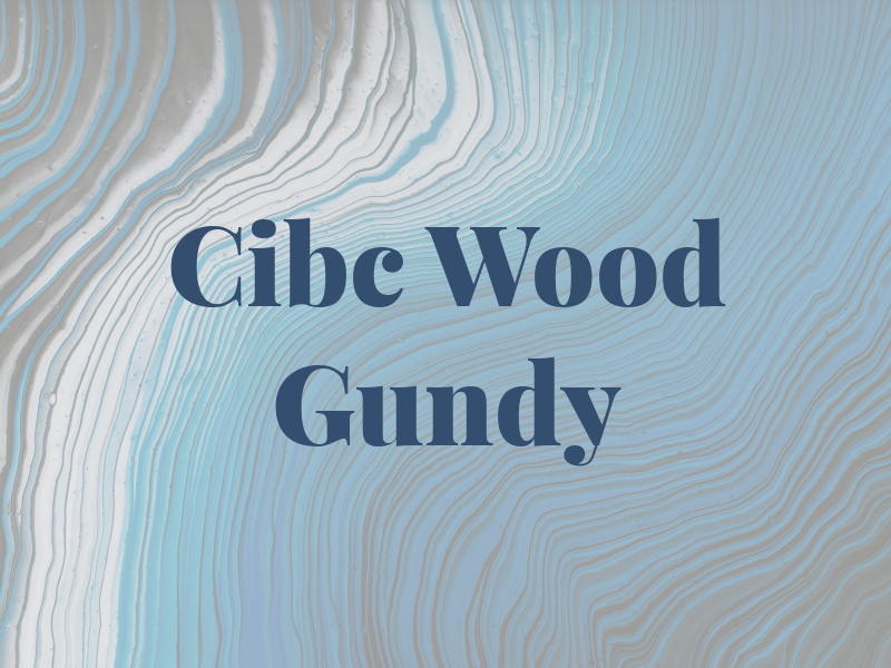 Cibc Wood Gundy