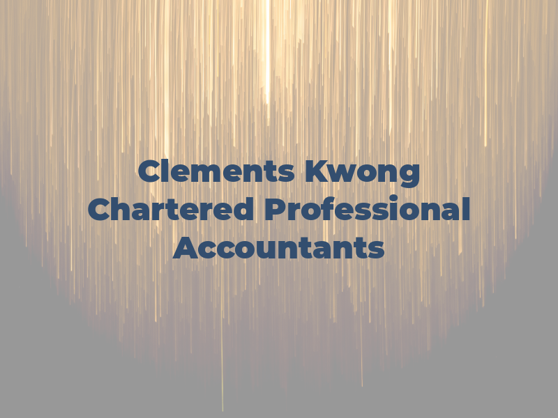 Clements Kwong Chartered Professional Accountants