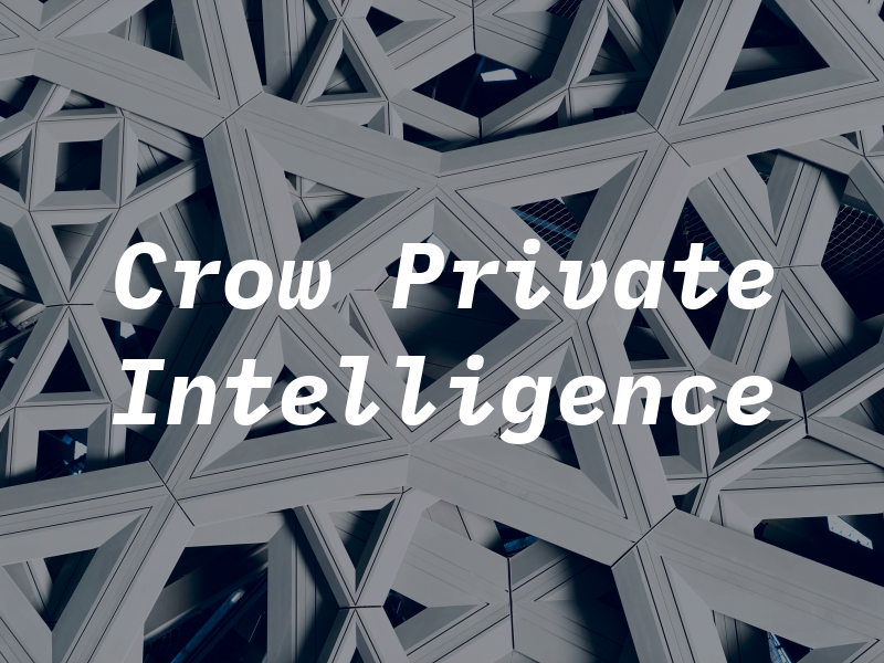 Crow Private Intelligence