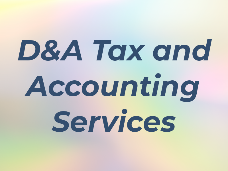 D&A Tax and Accounting Services