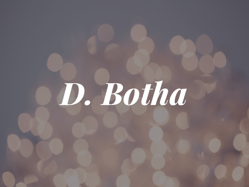 D. Botha