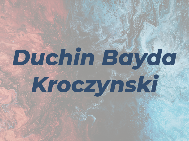 Duchin Bayda & Kroczynski