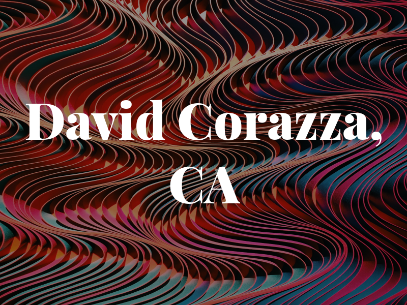 David Corazza, CA