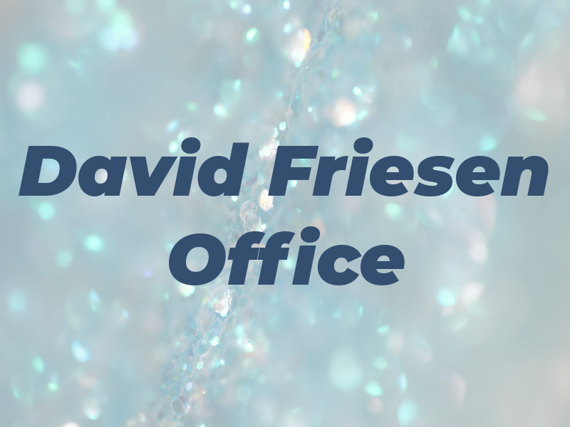 David Friesen Law Office