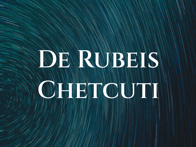 De Rubeis Chetcuti