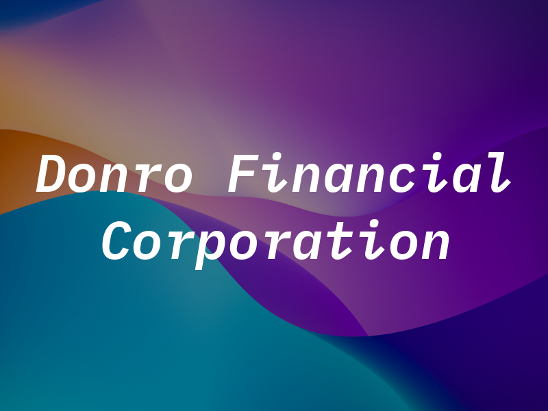 Donro Financial Corporation