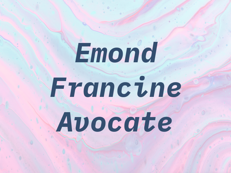 Emond Francine Avocate