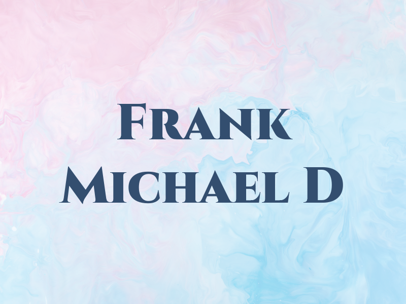 Frank Michael D