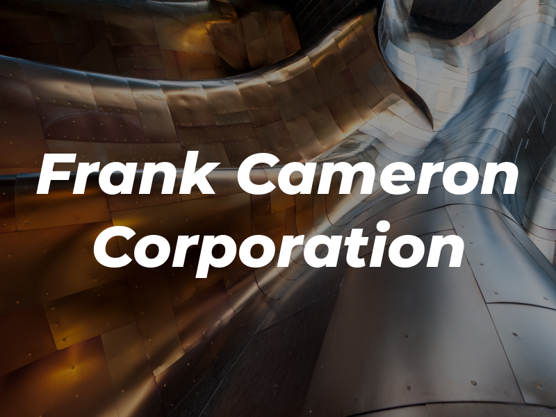 Frank Cameron PRO Corporation