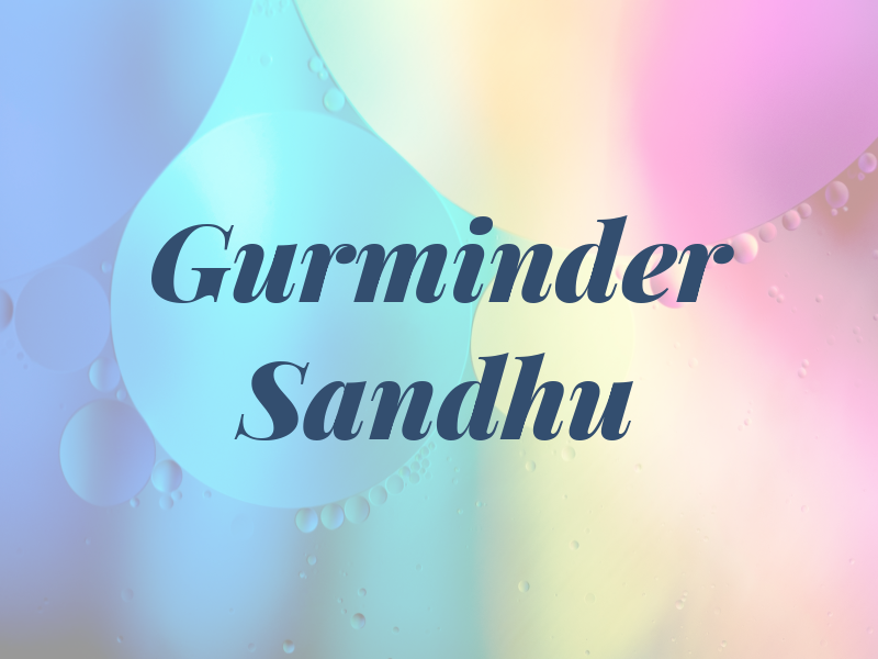 Gurminder Sandhu