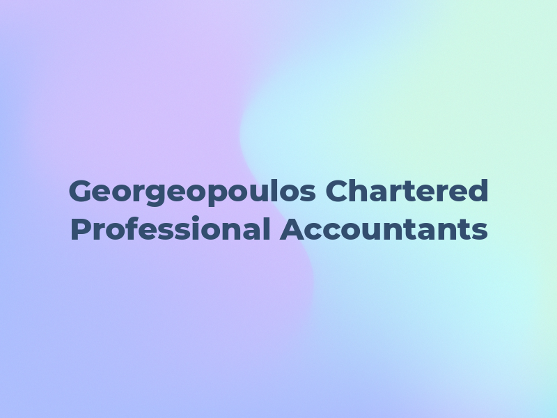 Georgeopoulos & Co Chartered Professional Accountants