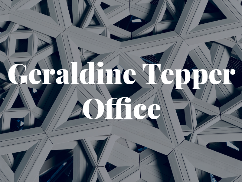 Geraldine R. Tepper Law Office