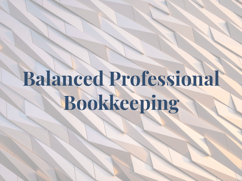 Get Balanced Professional Bookkeeping