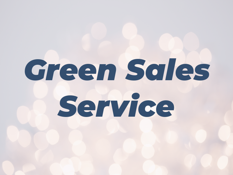 Green Tee Sales and Service
