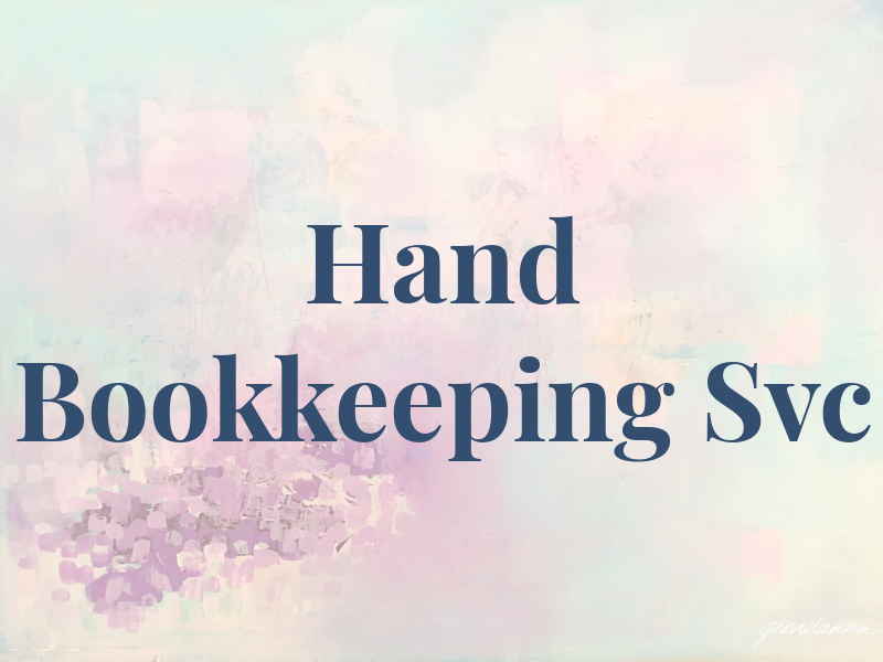 Hand Bookkeeping Svc