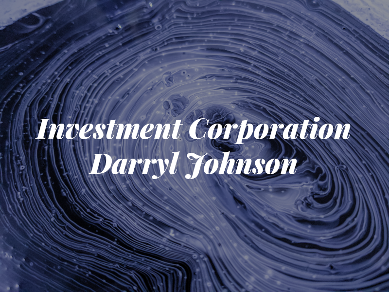 IPC Investment Corporation - Darryl Johnson