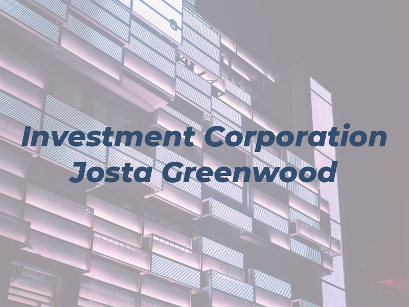 IPC Investment Corporation - Josta Greenwood