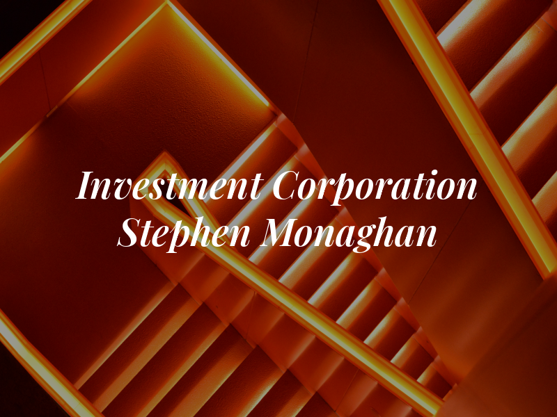 IPC Investment Corporation - Stephen Monaghan
