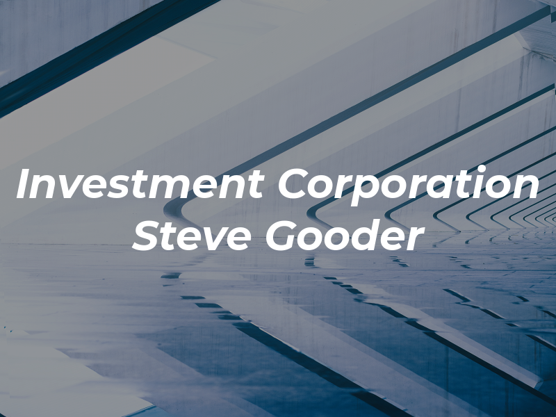 IPC Investment Corporation - Steve Gooder