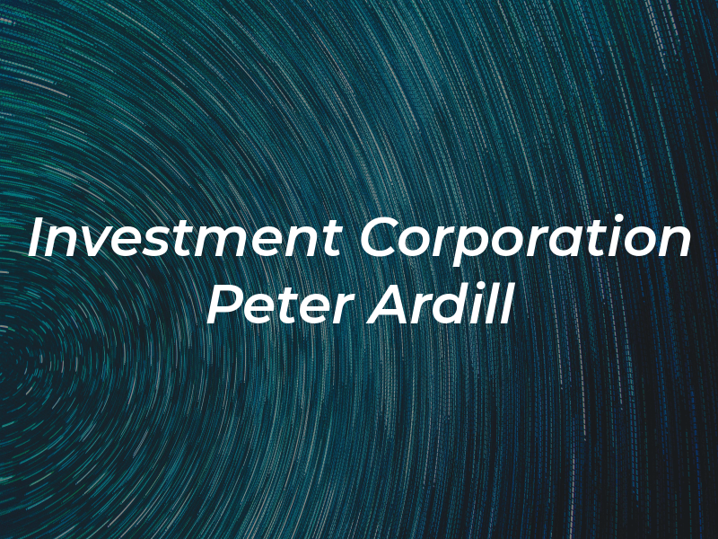 IPC Investment Corporation - Peter Ardill