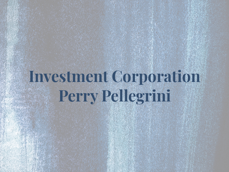 IPC Investment Corporation - Perry Pellegrini