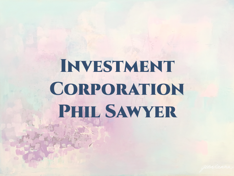 IPC Investment Corporation - Phil Sawyer