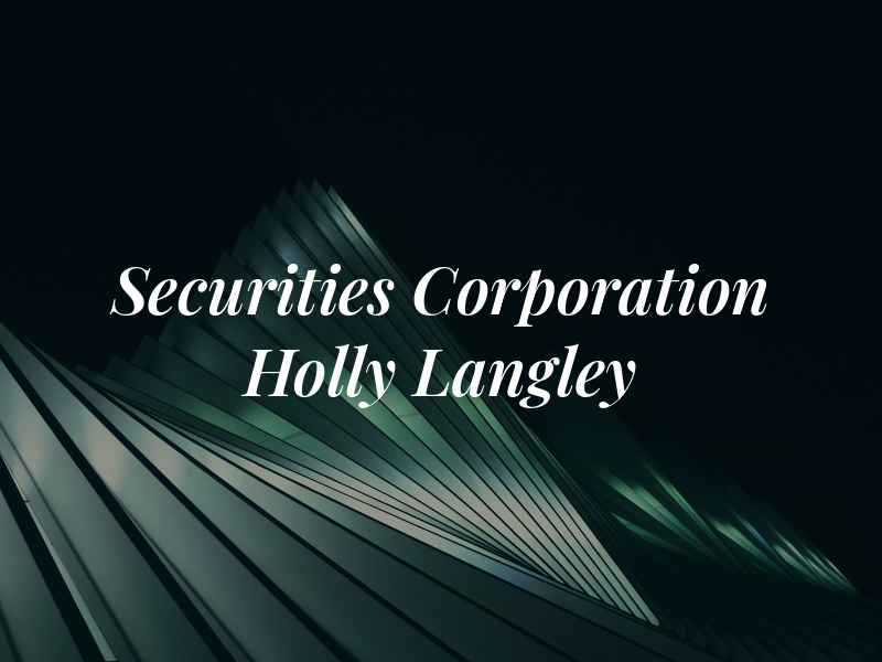 IPC Securities Corporation - Holly Langley